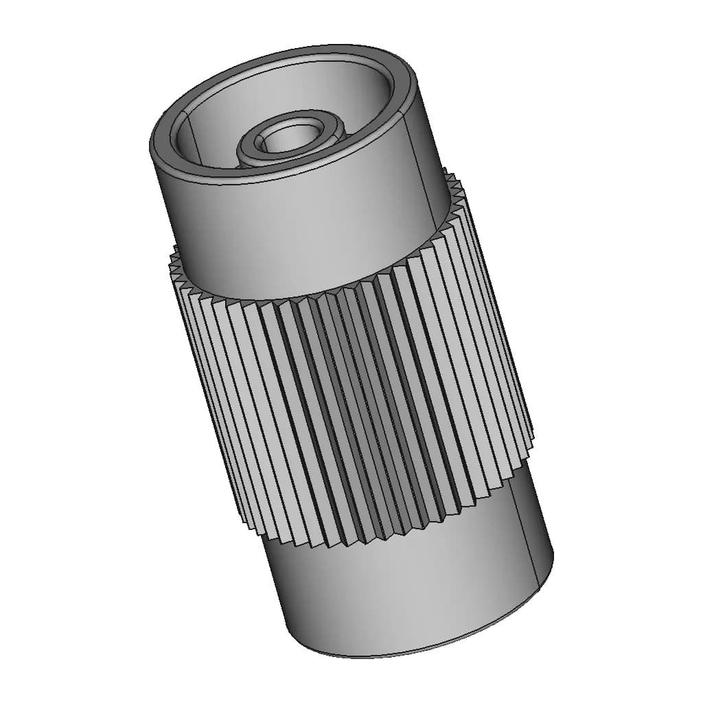 Luer Lock Adapter - Standard Mechanical Component_60_30_degree_snapshot