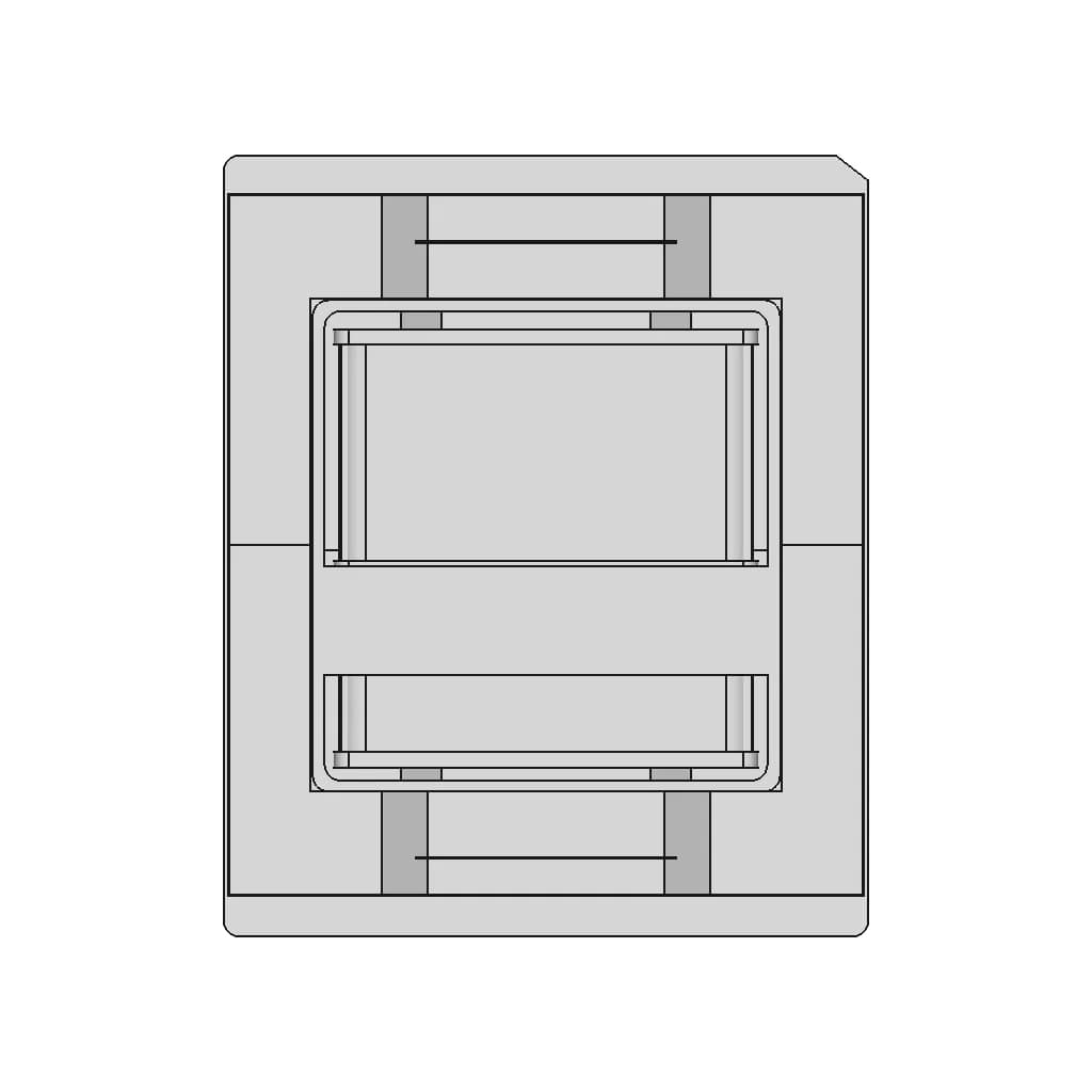 Efd38 8+8 Transformer | High-Quality CAD Model_0_0_degree_snapshot
