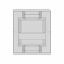 Efd38 8+8 Transformer | High-Quality CAD Model_0_0_degree_snapshot