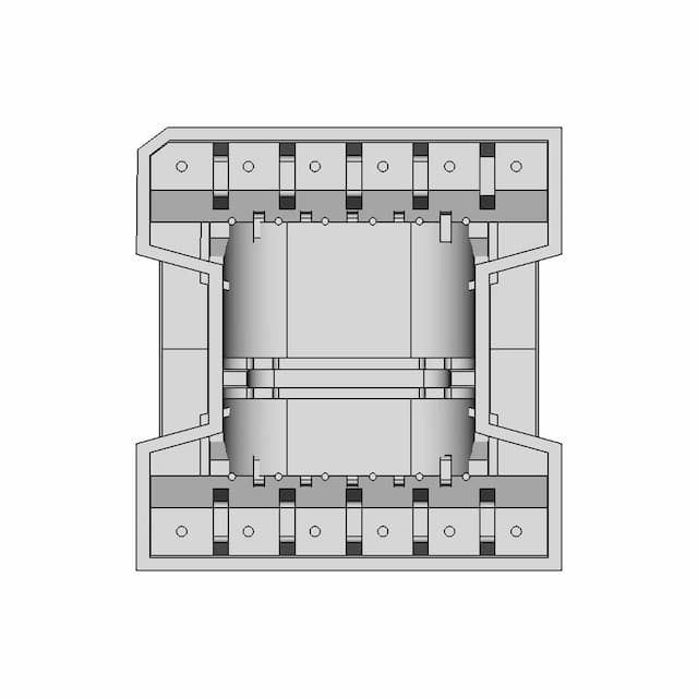 Efd29 6+6 Transformer - Downloadable CAD Representation