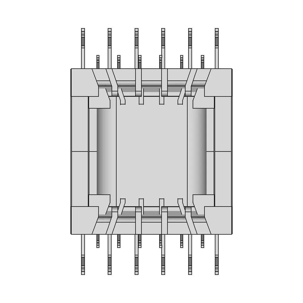 Smd Efd30 5+5 Transformer | 3D Engineering Design File_0_0_degree_snapshot