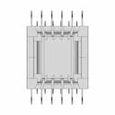 Smd Efd30 5+5 Transformer | 3D Engineering Design File_0_0_degree_snapshot