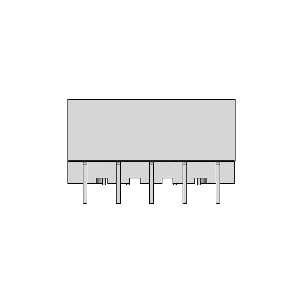 Smd Efd25 5+5 Transformer | 3D Engineering Design File_270_0_degree_snapshot