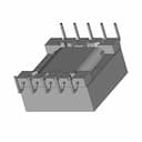 Smd Efd25 5+5 Transformer | 3D Engineering Design File_60_30_degree_snapshot