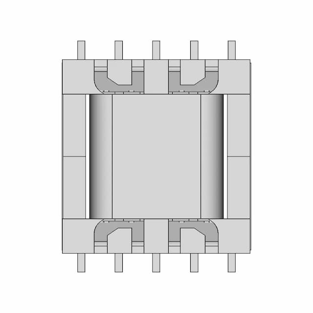Efd25 5+5 Smd Transformer | High-Quality CAD Model