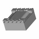 Efd25 5+5 Smd Transformer | High-Quality CAD Model_60_30_degree_snapshot