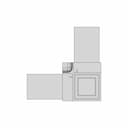 Corner For Hygenic Air Handling Unit - Downloadable CAD Representation_270_0_degree_snapshot