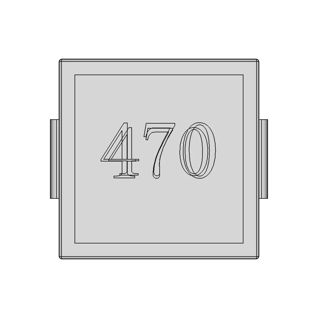 Psm8050 Series Smd Molding Inductor - Downloadable CAD Representation_90_0_degree_snapshot