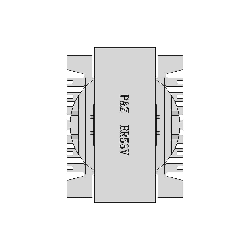 Er53V 9+9 Transformer - Downloadable CAD Representation_0_0_degree_snapshot