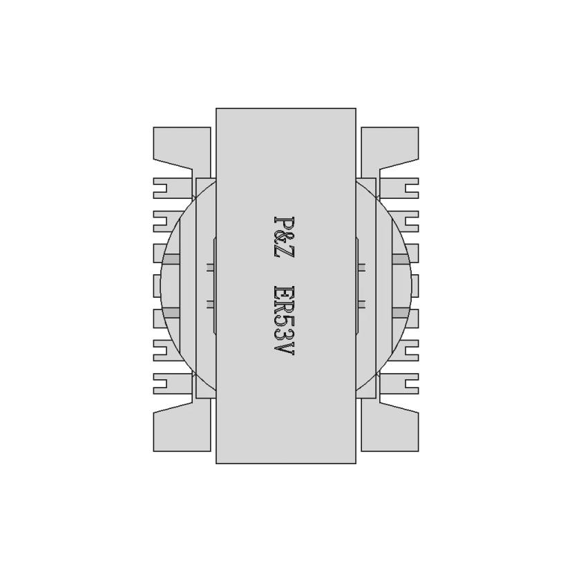 Er53V 9+9 Transformer - Downloadable CAD Representation