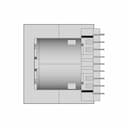 Er53V 9+9 Transformer - Downloadable CAD Representation_0_90_degree_snapshot