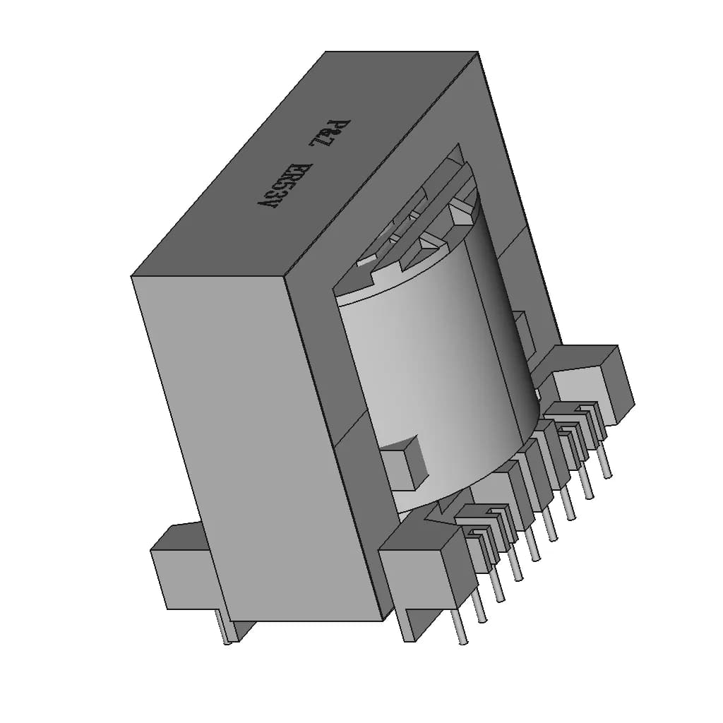 Er53V 9+9 Transformer - Downloadable CAD Representation_60_30_degree_snapshot