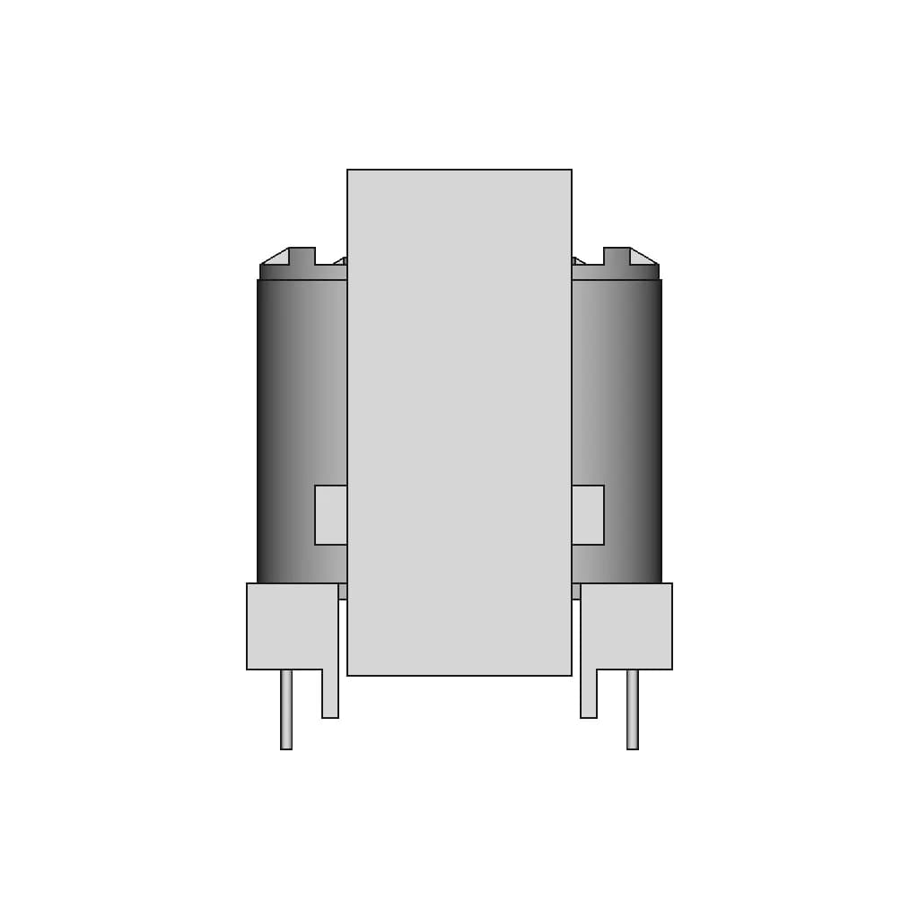 Er53V 9+9 Transformer - Downloadable CAD Representation_90_0_degree_snapshot