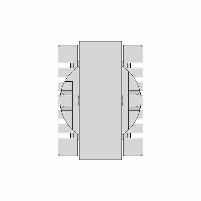 Er42V 7+7 Transformer | High-Quality CAD Model