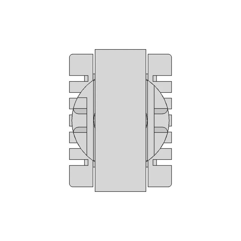 Er42V 7+7 Transformer | High-Quality CAD Model