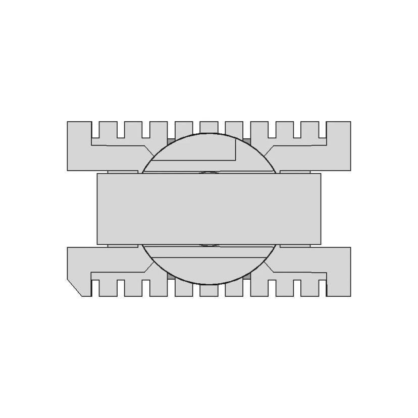 Er3509V 22Pin 22.5X4 Transformer | 3D Engineering Design File