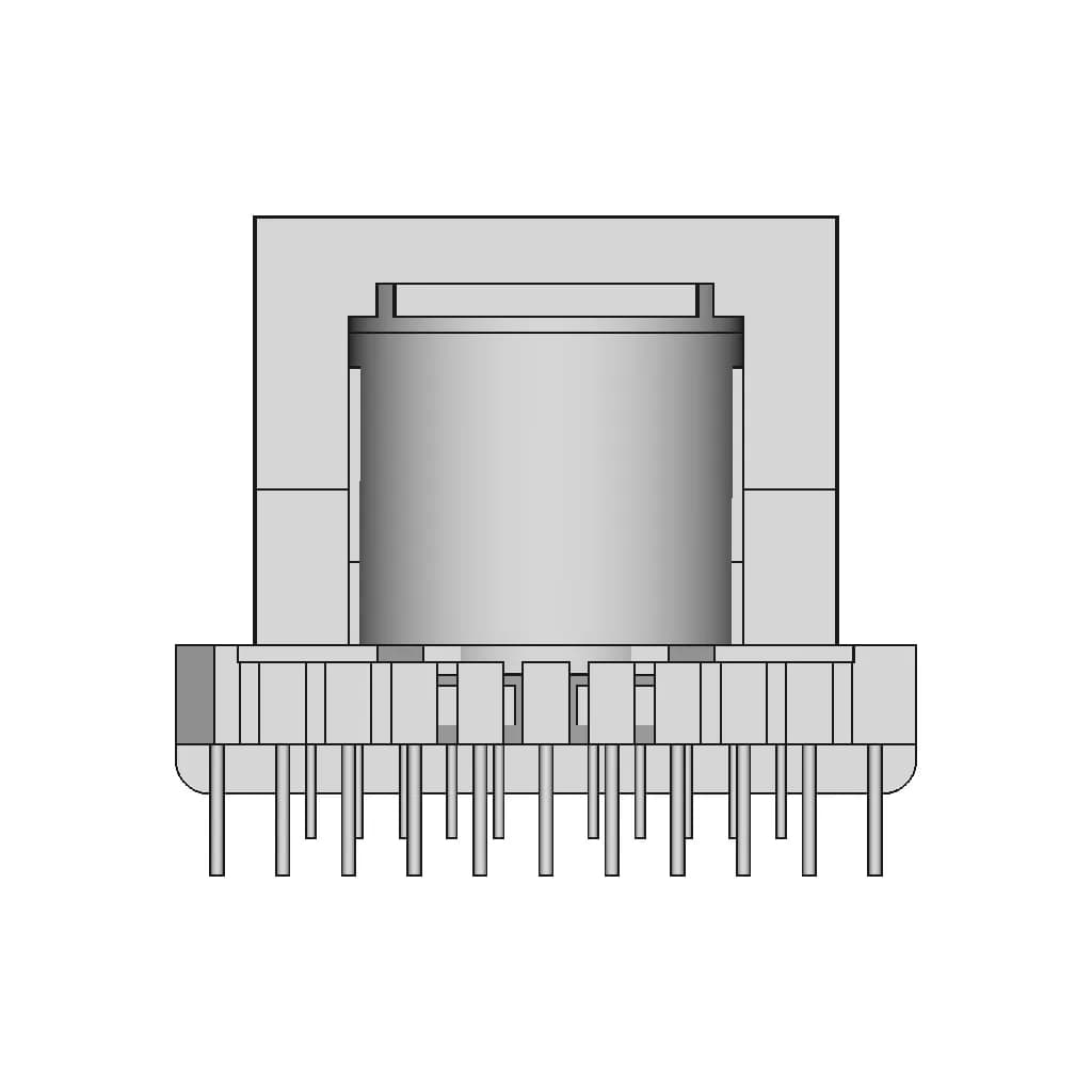 Er3509V 22Pin 22.5X4 Transformer | 3D Engineering Design File_90_0_degree_snapshot