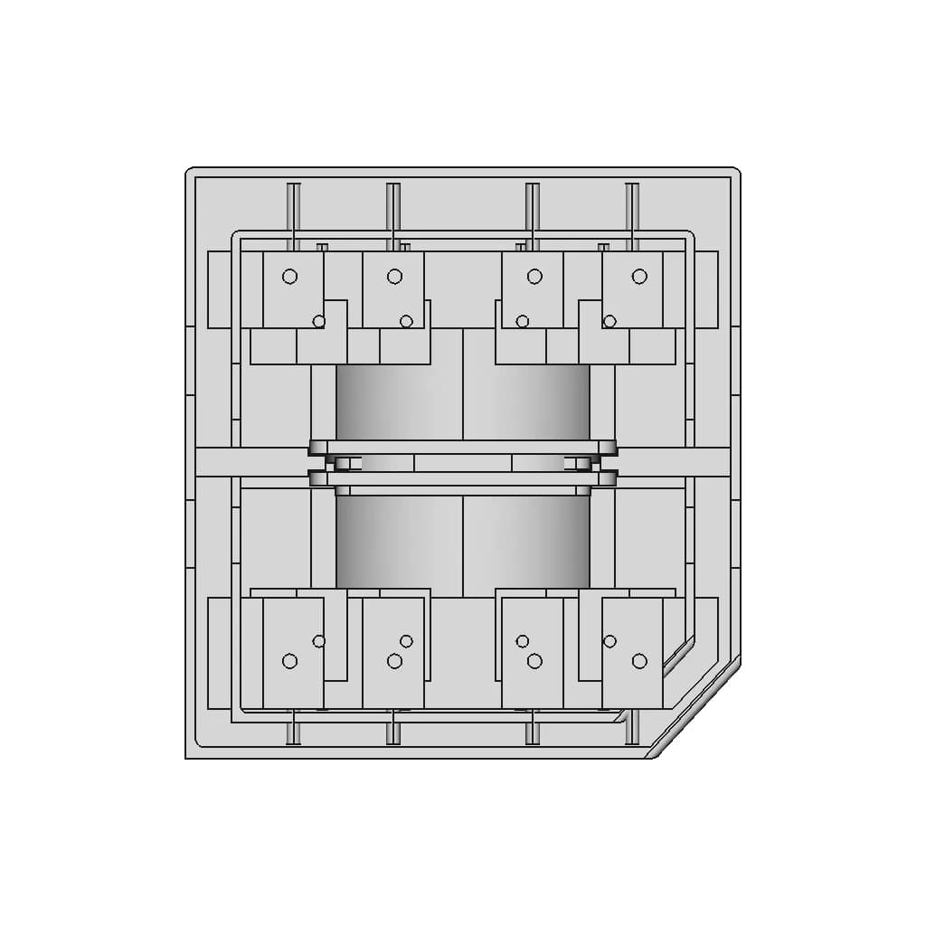 Er28 4+4 Llc Transformer | 3D Engineering Design File_0_0_degree_snapshot