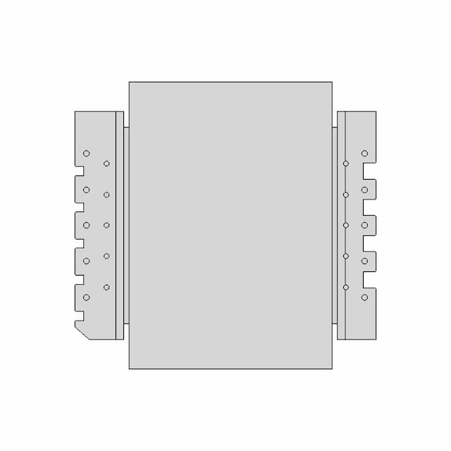 Pot4020V 5+5 Transformer - Downloadable CAD Representation