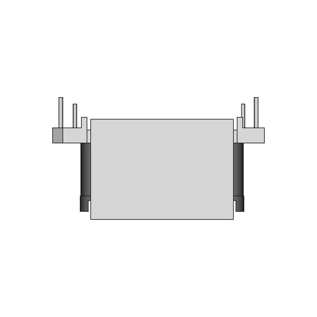 Pot4020V 5+5 Transformer - Downloadable CAD Representation_90_0_degree_snapshot