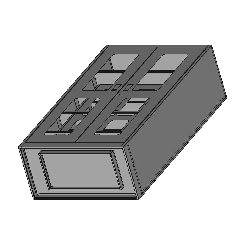 File Rack / Cubord - Downloadable CAD Representation_60_30_degree_snapshot