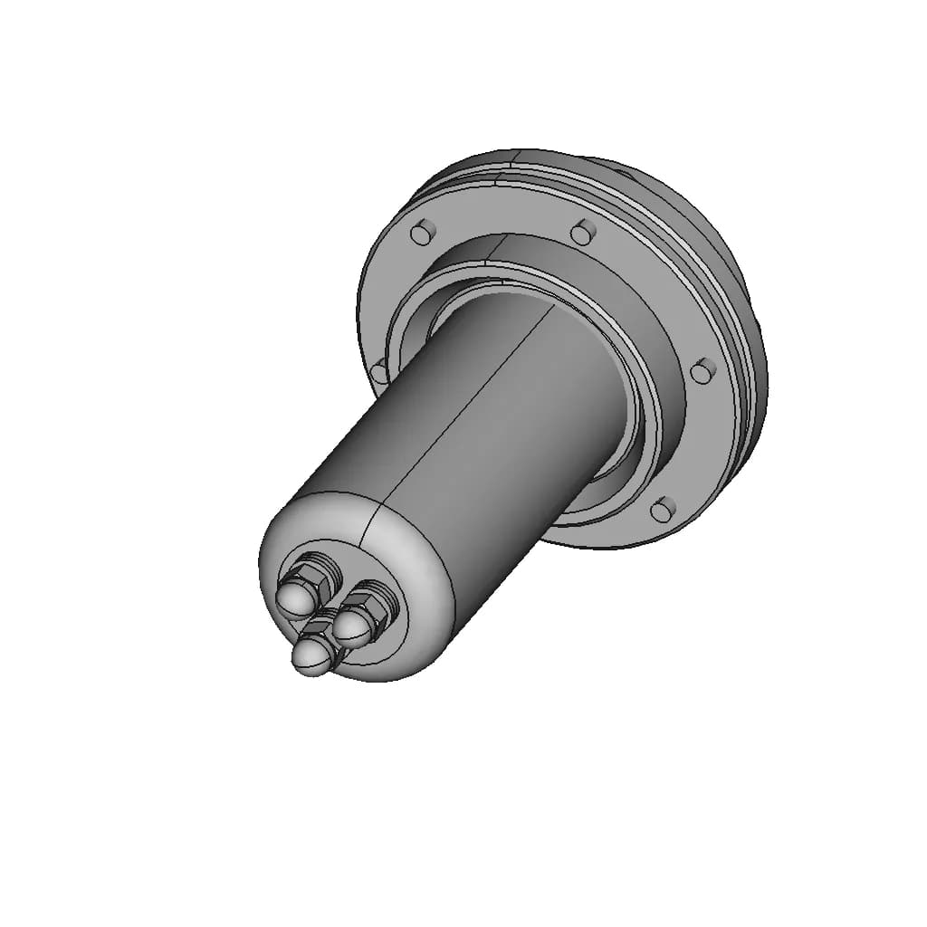 High Voltage Cable Housing - Standard Mechanical Component_60_30_degree_snapshot
