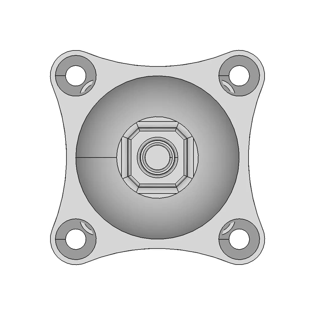 Pyramid Adapter - Downloadable CAD Representation_0_0_degree_snapshot