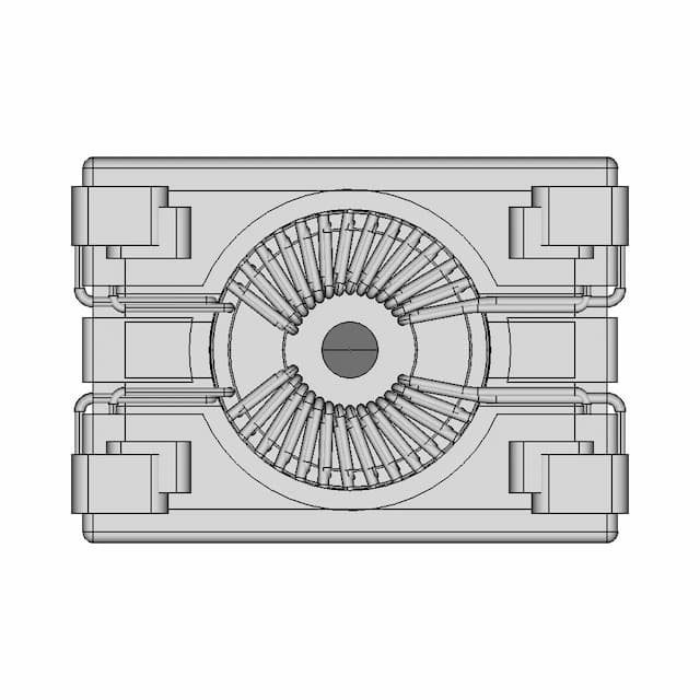 Smd Common Mode Chokes For Ultra-Low Voltage And Data Lines - Downloadable CAD Representation