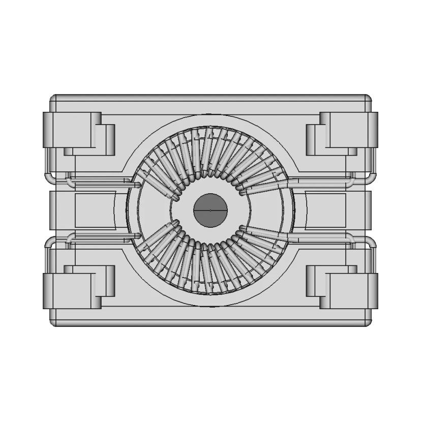 Smd Common Mode Chokes For Ultra-Low Voltage And Data Lines - Downloadable CAD Representation