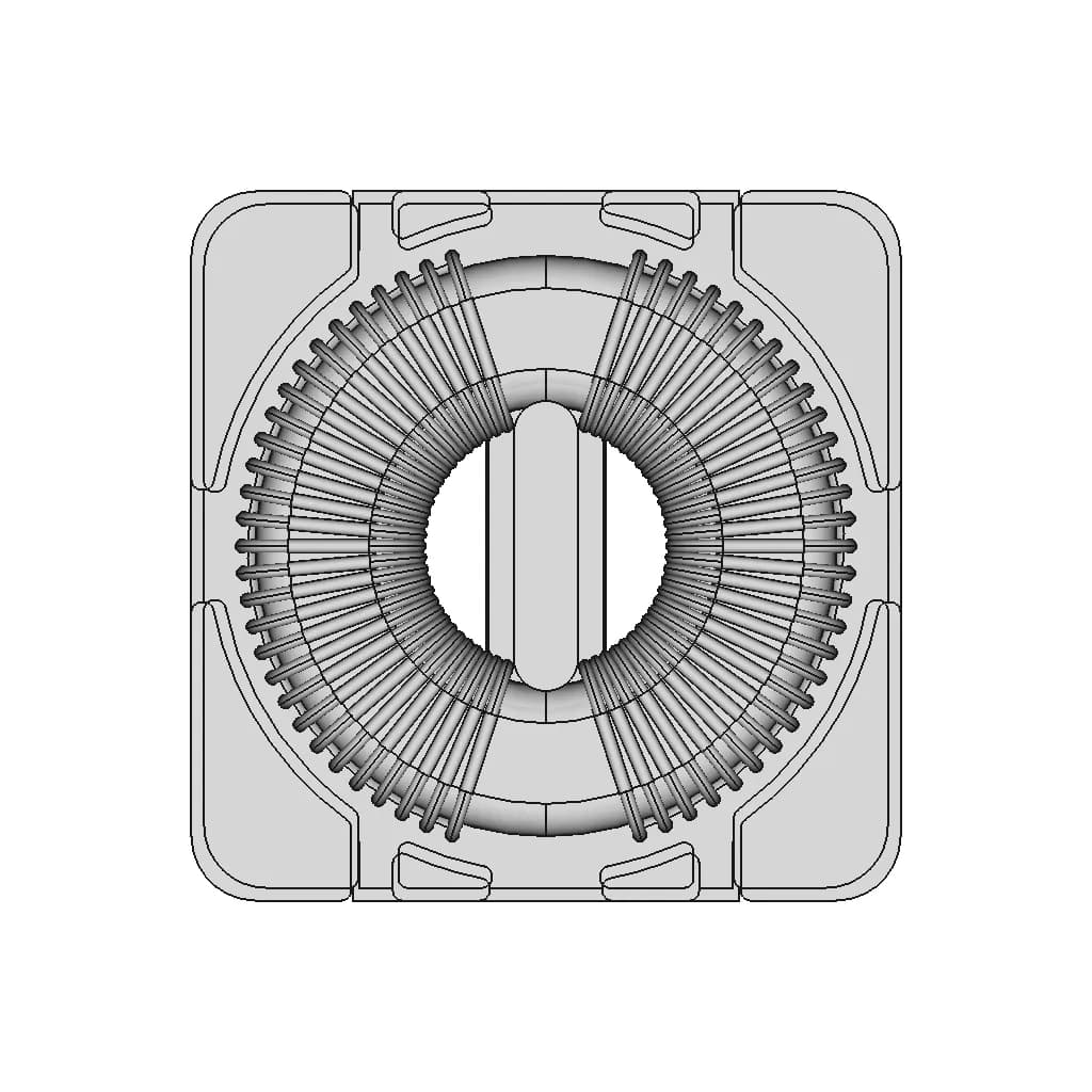 Common Mode Choke Pz-Dbc1717H-202M | 3D Engineering Design File_90_0_degree_snapshot