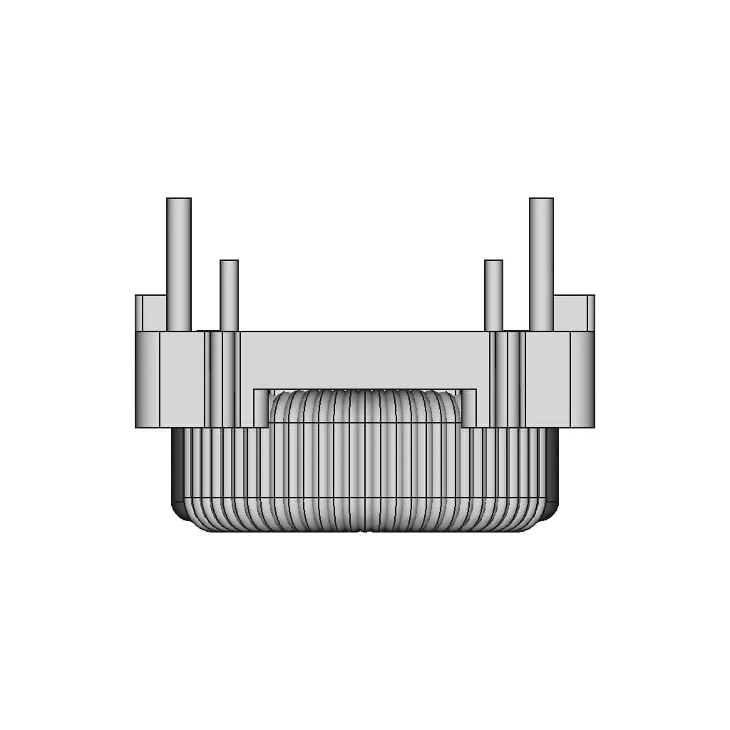 Common Mode Choke Pz-Dbc1515H-152M | High-Quality CAD Model_0_270_degree_snapshot