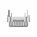 Common Mode Choke Pz-Dbc1515H-152M | High-Quality CAD Model_0_270_degree_snapshot