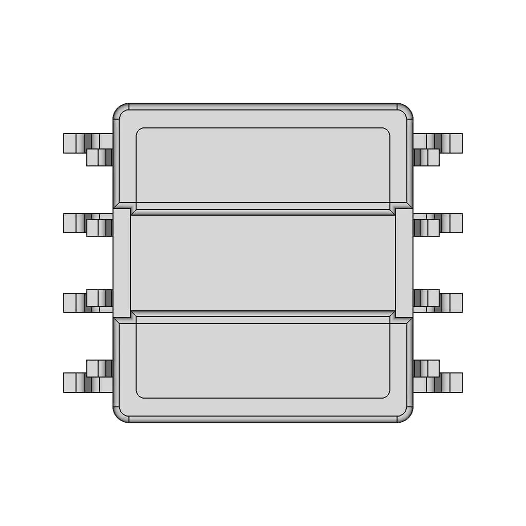 Pzscm1004-501M Smd Common Mode Choke - Downloadable CAD Representation_90_0_degree_snapshot