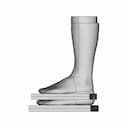 Foot Cad Model - Downloadable CAD Representation_0_90_degree_snapshot