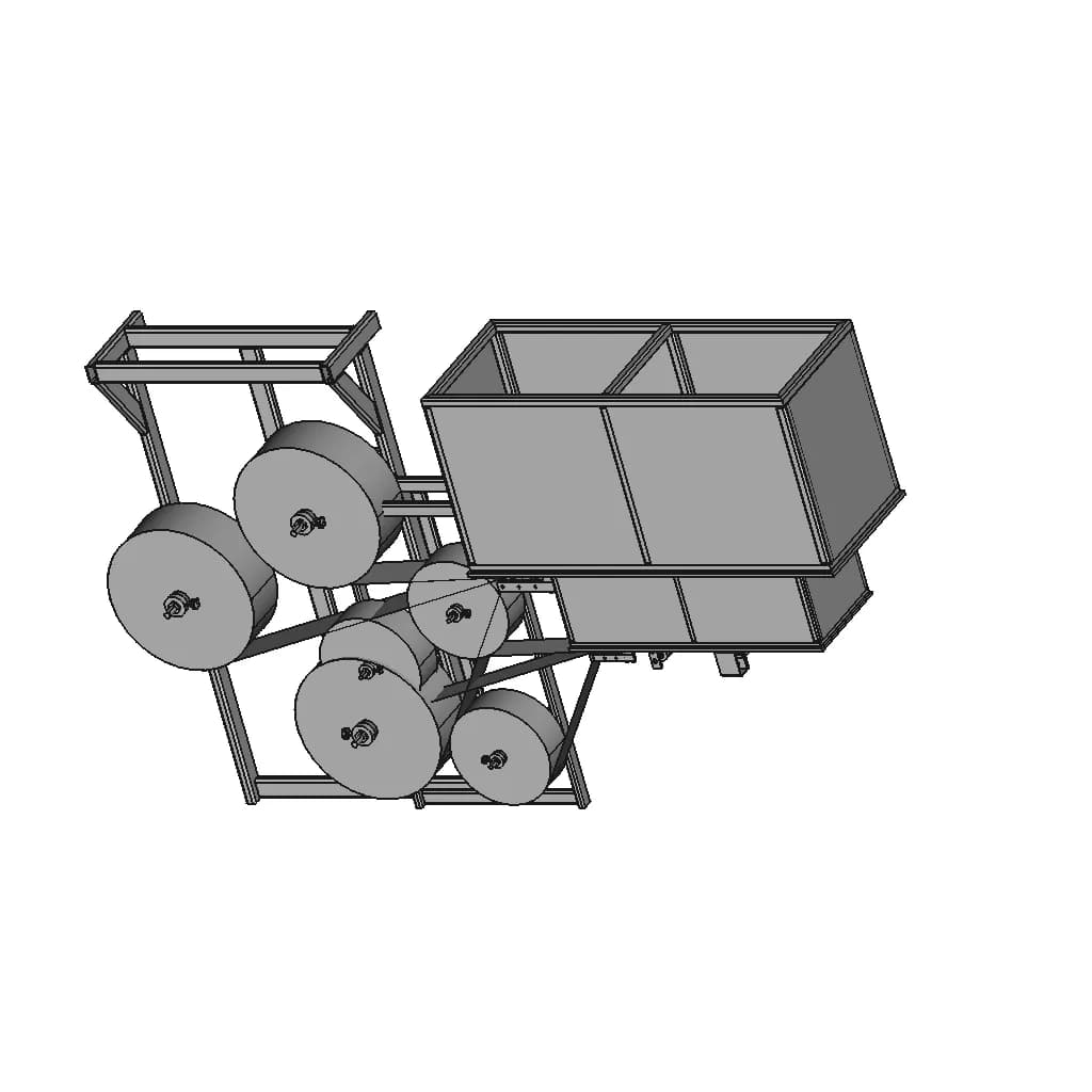 Medical Mask Folding System | 3D Engineering Design File_60_30_degree_snapshot