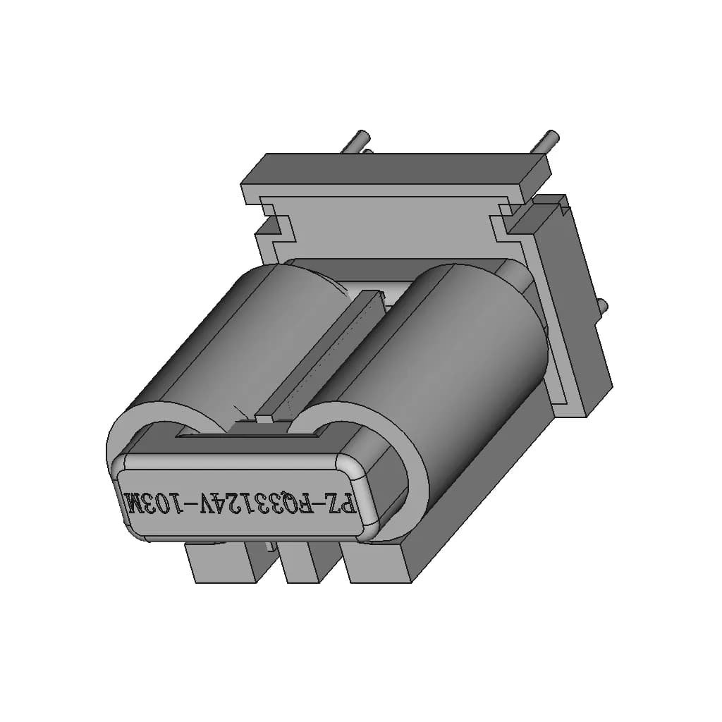 Fq3324V Flat Wire Common Mode Choke - Standard Mechanical Component_60_30_degree_snapshot