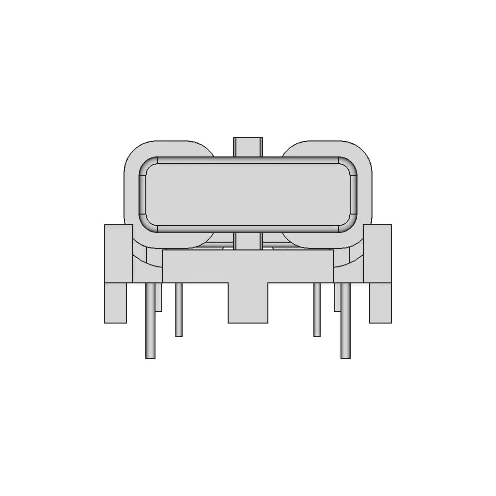 Fq2820H Flat Wire Common Mode Choke | High-Quality CAD Model_0_90_degree_snapshot