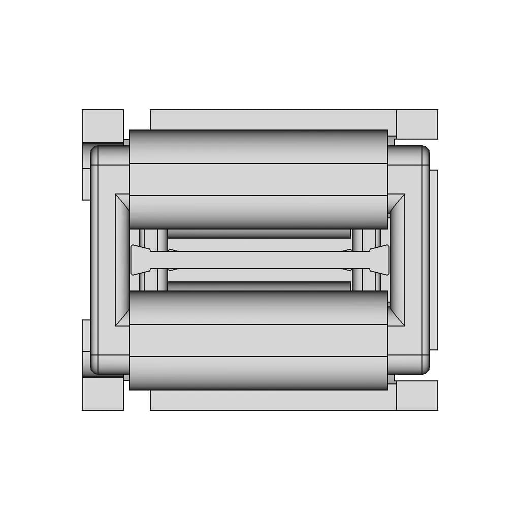 Fq2820H Flat Wire Common Mode Choke | High-Quality CAD Model_270_0_degree_snapshot