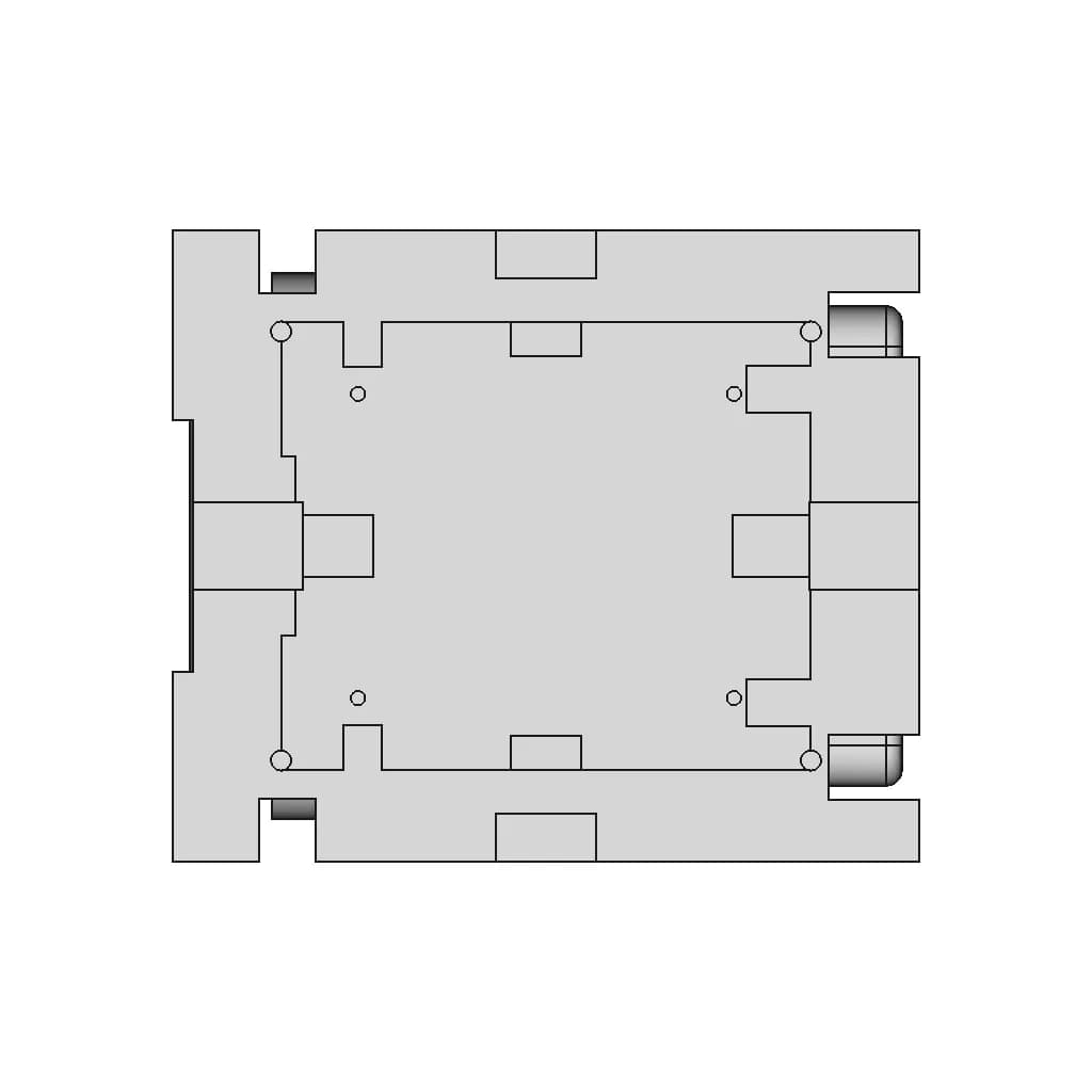 Fq2820H Flat Wire Common Mode Choke | High-Quality CAD Model_90_0_degree_snapshot