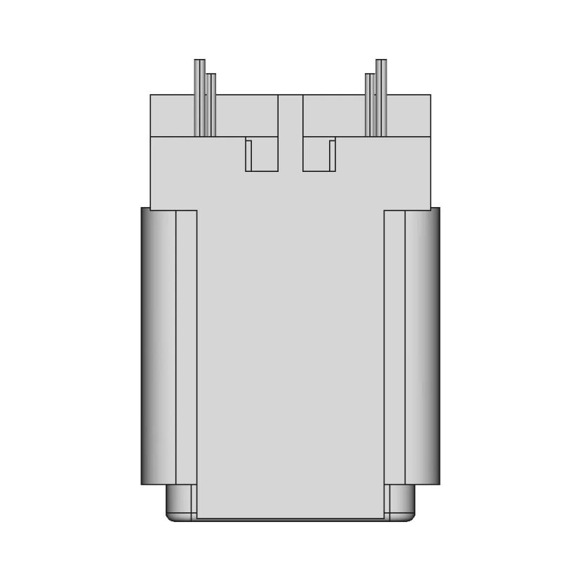 Fq2418V Flat Wire Common Mode Choke - Standard Mechanical Component