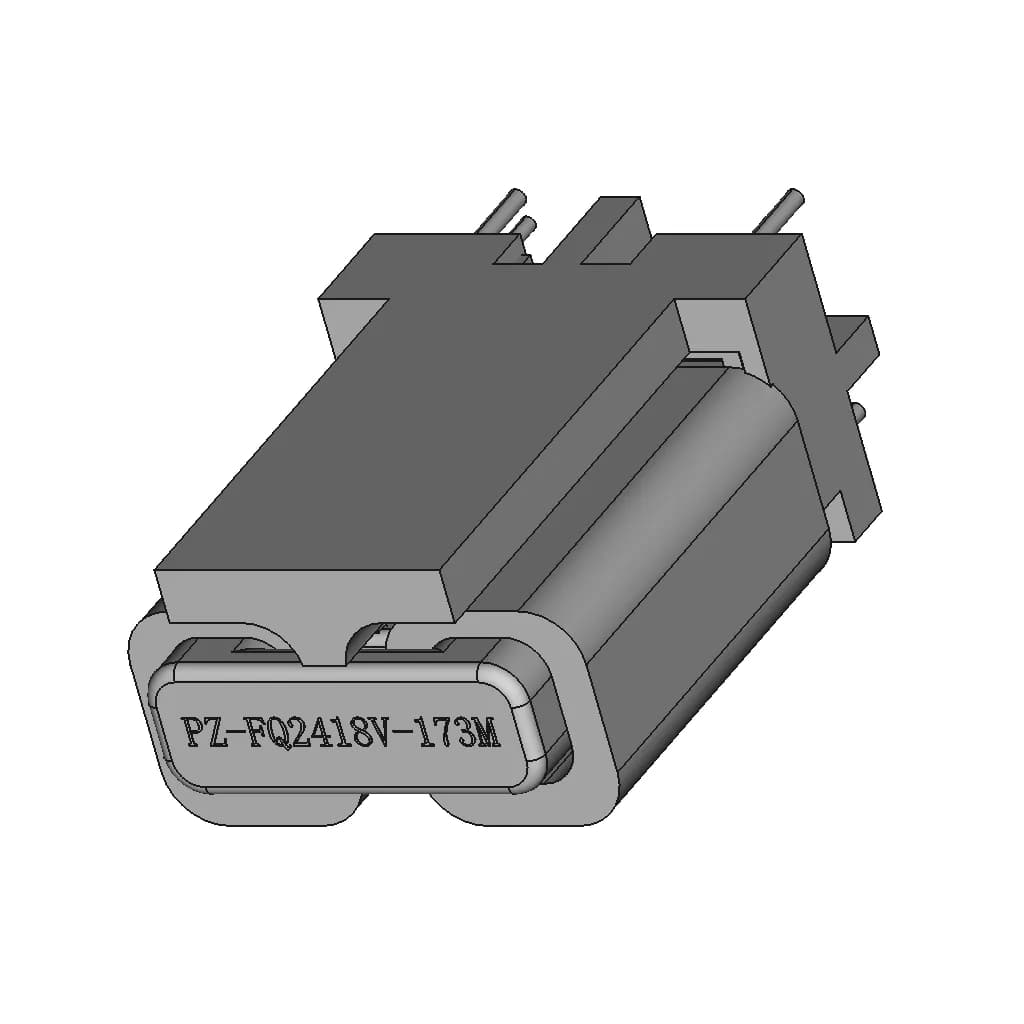 Fq2418V Flat Wire Common Mode Choke - Standard Mechanical Component_60_30_degree_snapshot