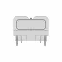Fq2418H Flat Wire Common Mode Choke - Standard Mechanical Component_0_270_degree_snapshot