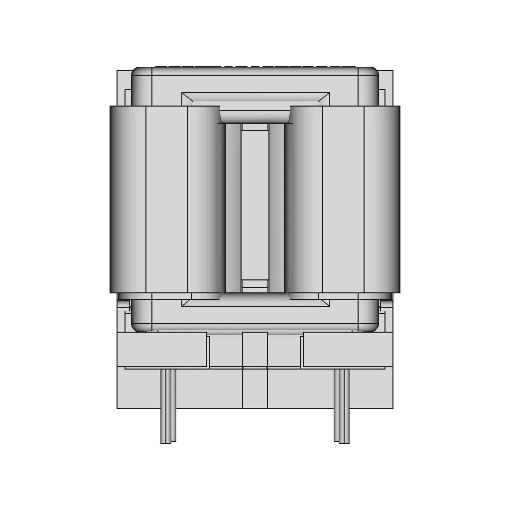 Fq1918V Flat Wire Common Mode Choke | 3D Engineering Design File_0_0_degree_snapshot