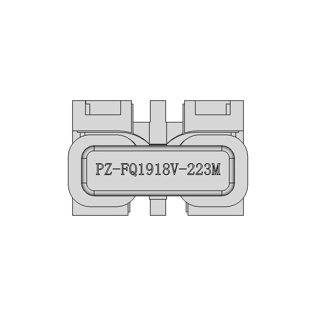 Fq1918V Flat Wire Common Mode Choke | 3D Engineering Design File_270_0_degree_snapshot