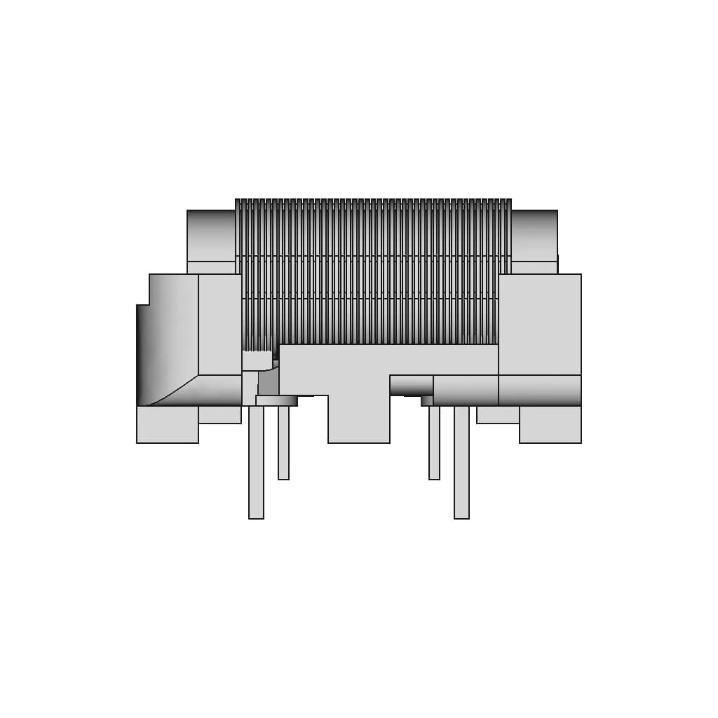 Fq1918H Flat Wire Common Mode Choke | 3D Engineering Design File_0_90_degree_snapshot
