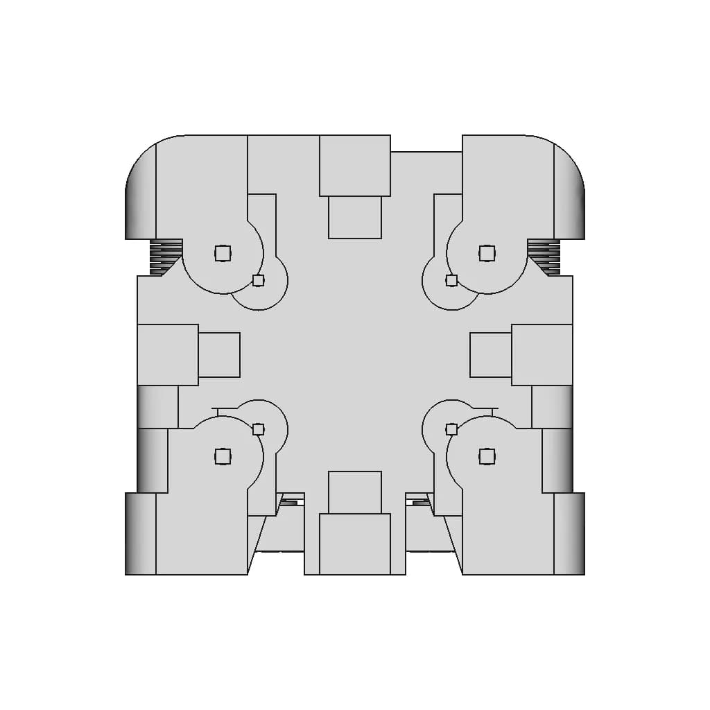 Fq1918H Flat Wire Common Mode Choke | 3D Engineering Design File_90_0_degree_snapshot