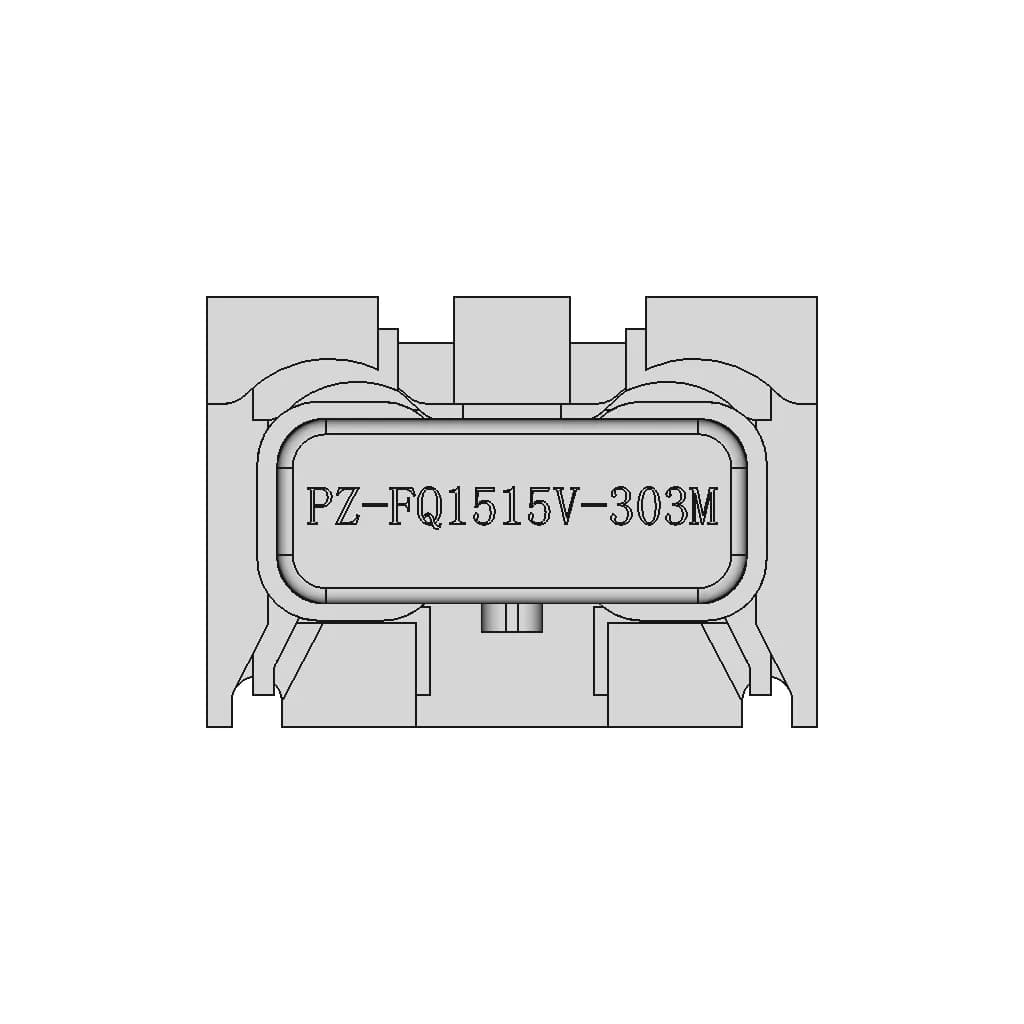 Fq1515V Flat Wire Common Mode Choke - Downloadable CAD Representation_270_0_degree_snapshot
