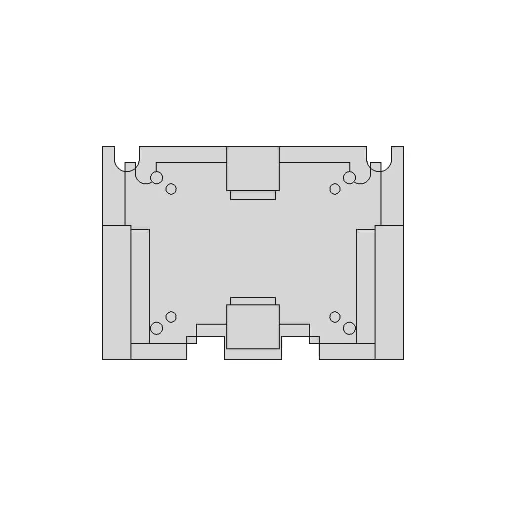 Fq1515V Flat Wire Common Mode Choke - Downloadable CAD Representation_90_0_degree_snapshot
