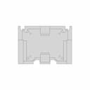 Fq1515V Flat Wire Common Mode Choke - Downloadable CAD Representation_90_0_degree_snapshot