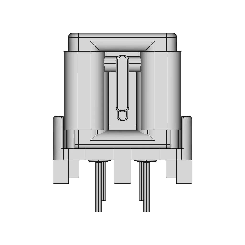 Fq1212Vs Flat Wire Common Mode Choke | High-Quality CAD Model_0_0_degree_snapshot